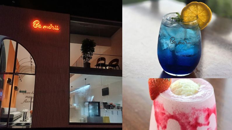 restaurant in perumbavoor showcasing the modern café interior of Be Merri Cafe