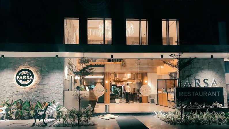 Exterior view of Farsa Restaurant, a popular dining spot among restaurants in Nilambur.