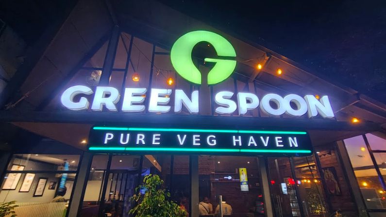 Green Spoon Pure Veg Haven vegetarian dining spot among restaurants in Kochi